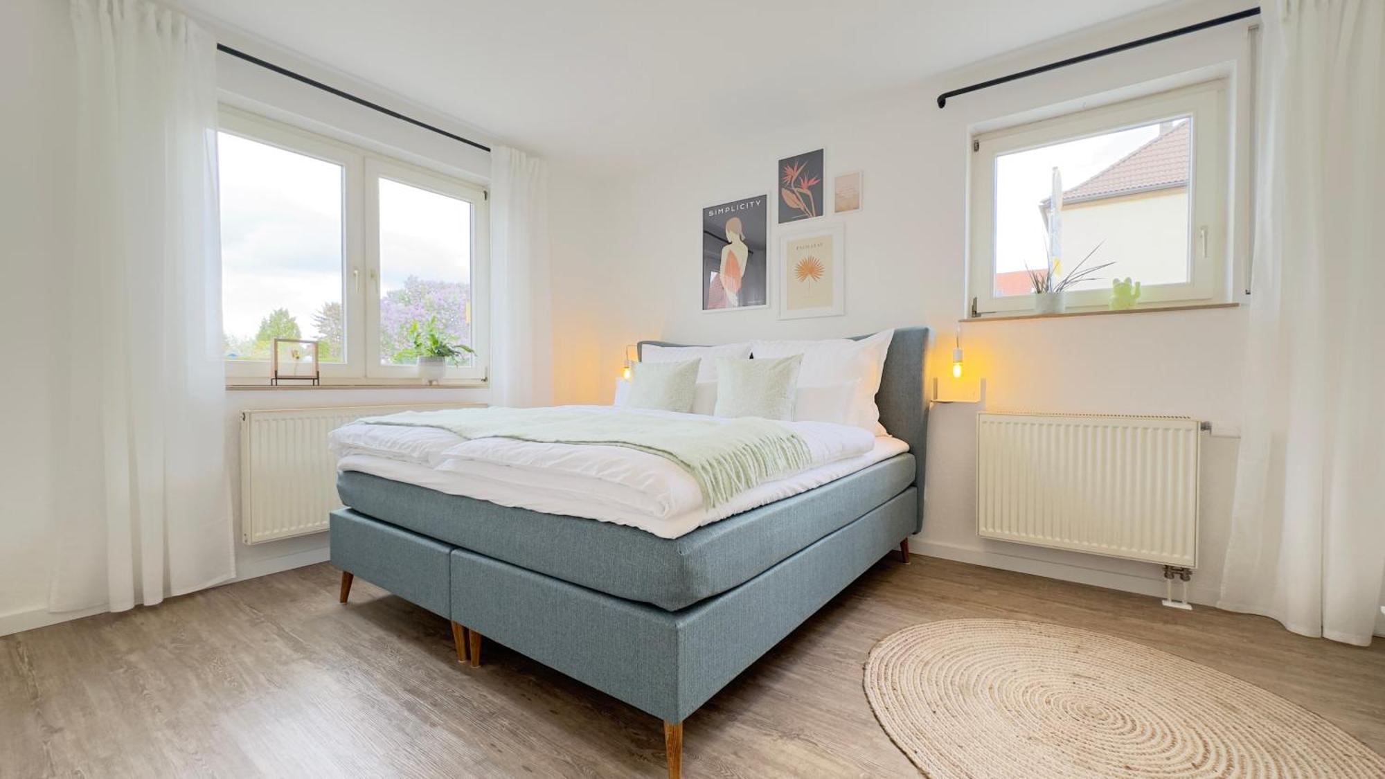 Fewo Am Park - 4P, Boxspringbett, Balkon, Smarttv, Gesundbrunnen, Familienfreundlich Halle (Saale) Exterior foto