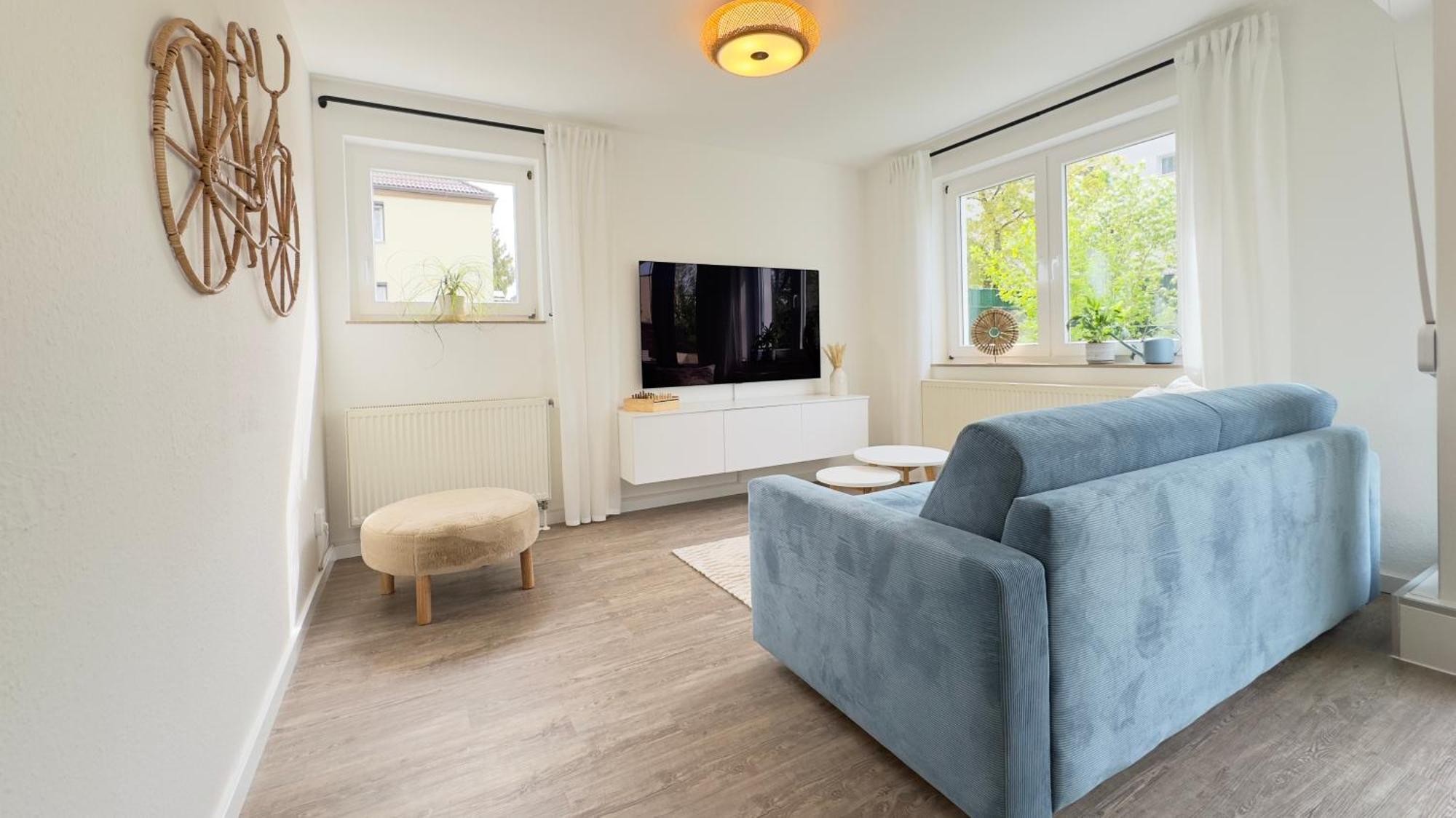 Fewo Am Park - 4P, Boxspringbett, Balkon, Smarttv, Gesundbrunnen, Familienfreundlich Halle (Saale) Exterior foto